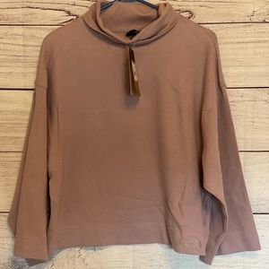 The North Face outer lands funnel neck waffle sweater size small
